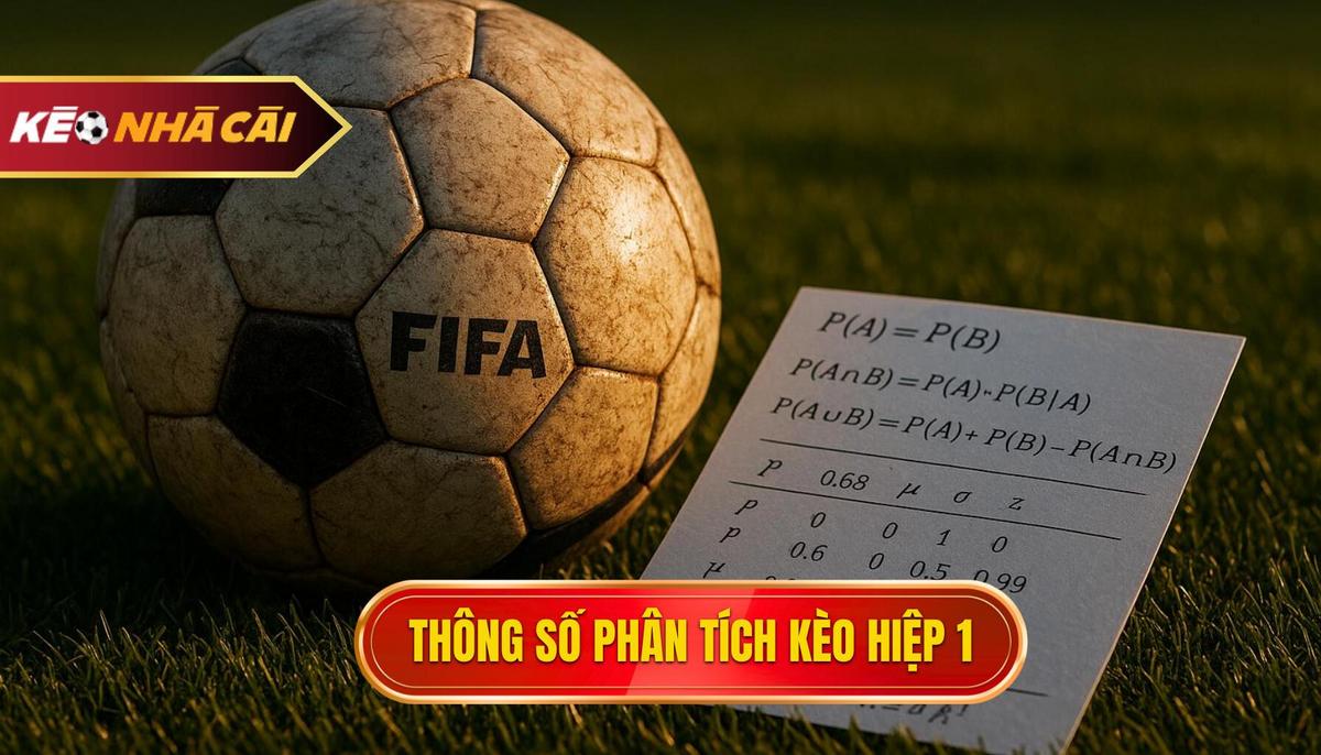 Các thông số quan trọng khi phân tích kèo tài xỉu hiệp 1