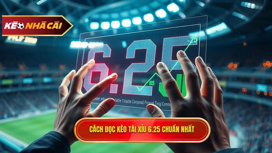 Cách đọc và tính tiền kèo tài xỉu 6.25 chi tiết nhất
