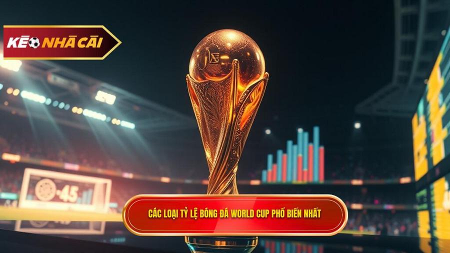 Các loại tỷ lệ bóng đá World Cup phổ biến nhất
